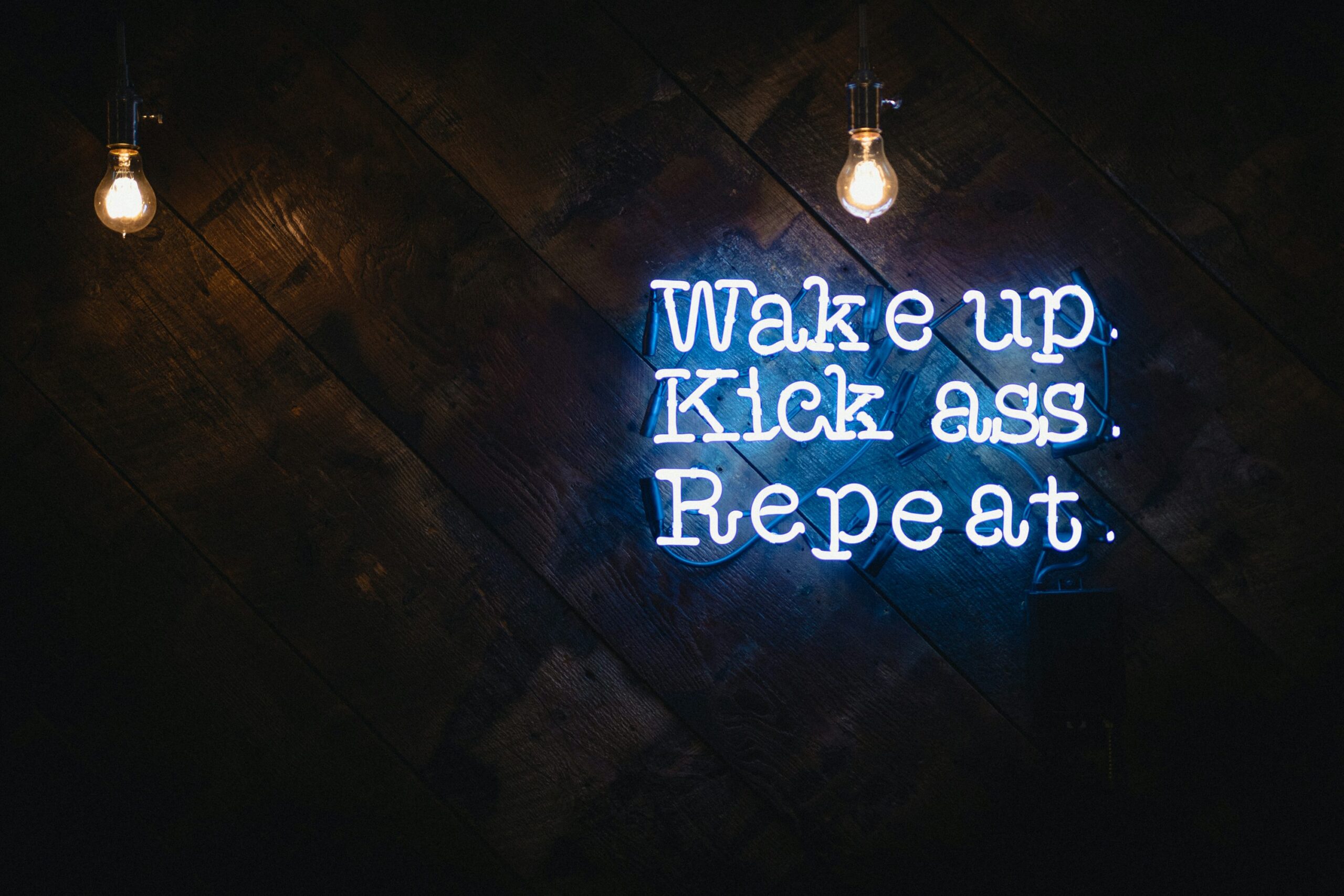 Wake Up Kick Ass Repeat