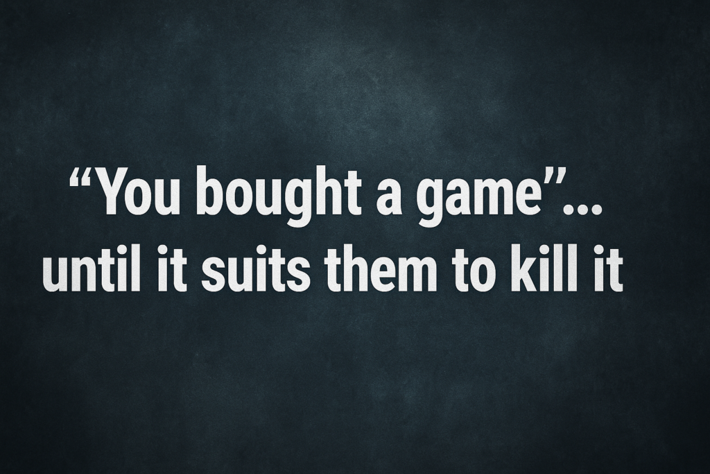 Stop Killing Games