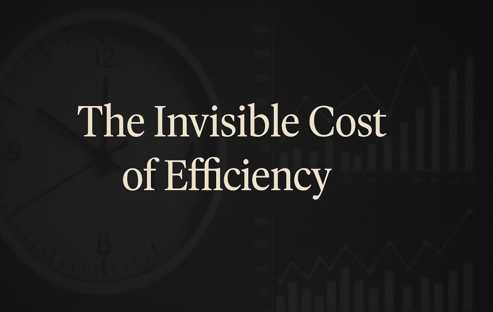 We chase efficiency at any cost — but what if it’s killing creativity, learning, and meaning at work? Discover the true hidden cost of speed.
