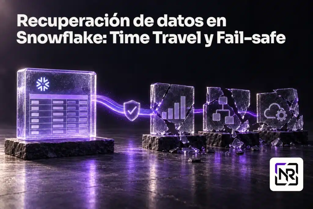 Una tabla recuperada convive con informes y servicios todavía afectados; reconstruir datos no completa la recuperación. Título del artículo e isotipo de Nicolau Roca.